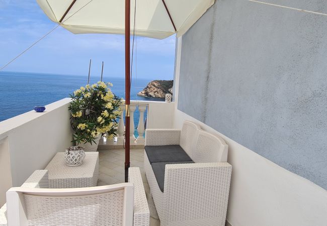 Zimmeranmietung in Ponza - b&b Casa d'aMare  - matrimoniale con terrazzo vist